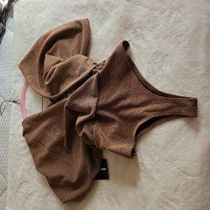 Brand New Rose Gold Bodysuit